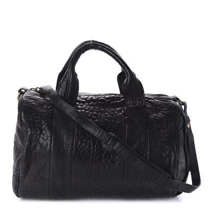 Alexander Wang Pebbled Lambskin Rocco Black Antique Brass Hardware 1 of 9