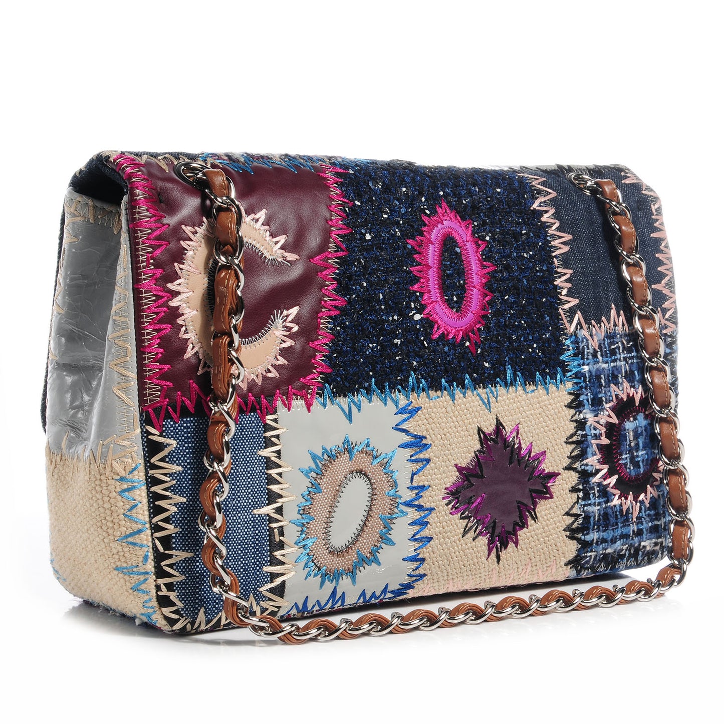 Patchwork Jumbo Flap Multicolor