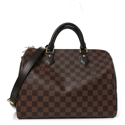 Louis Vuitton Damier Ebene Speedy Bandouliere 30 1 of 10