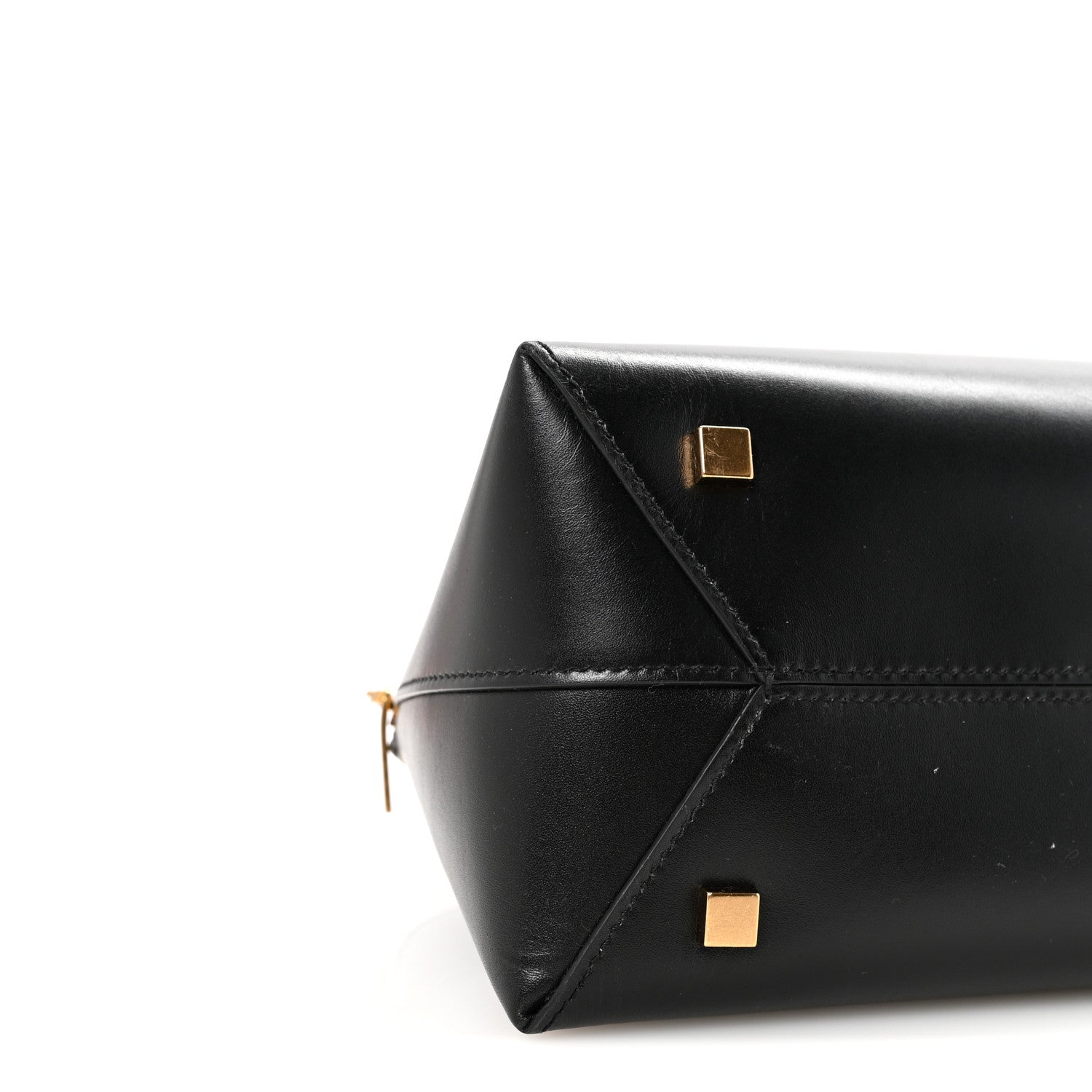 Saint Laurent Calfskin Sac De Jour Duffle Top Handle Black 15 of 17