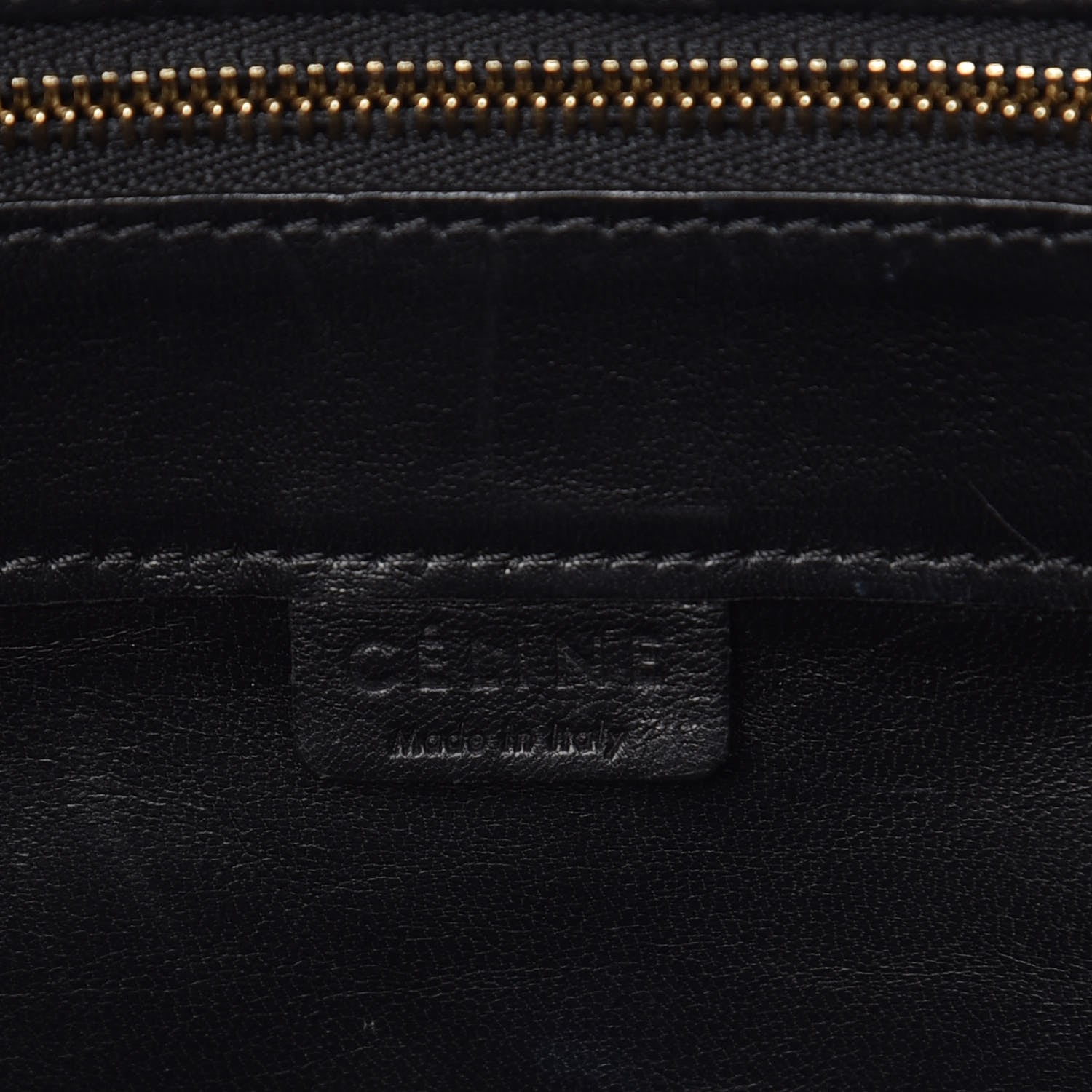 Celine Canvas Lambskin Leopard Print Vertical Cabas Black 8 of 14