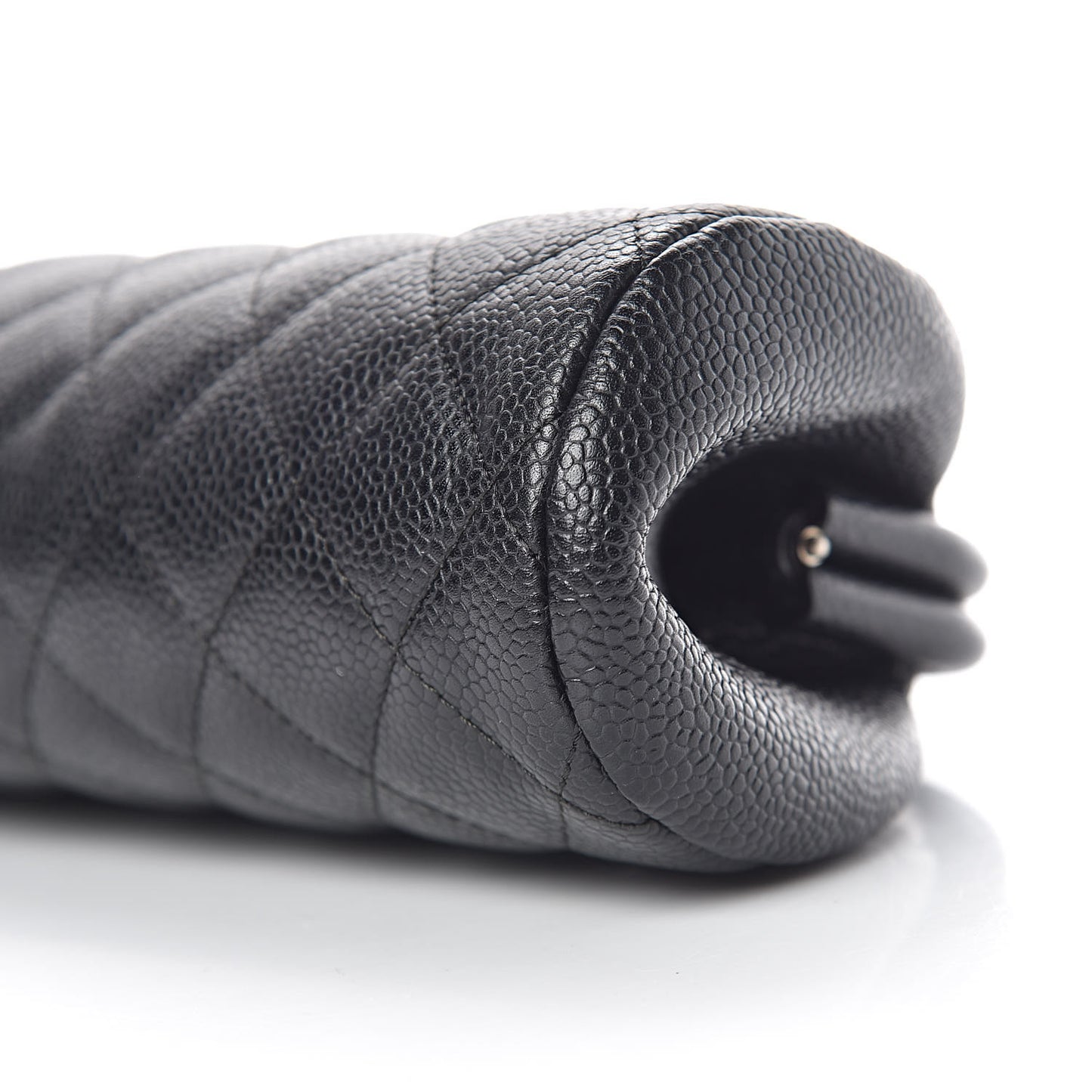 Caviar Quilted Timeless Clutch Black