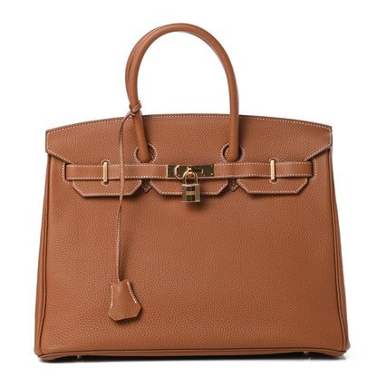 Hermes Togo Birkin 35 Gold 1 of 37