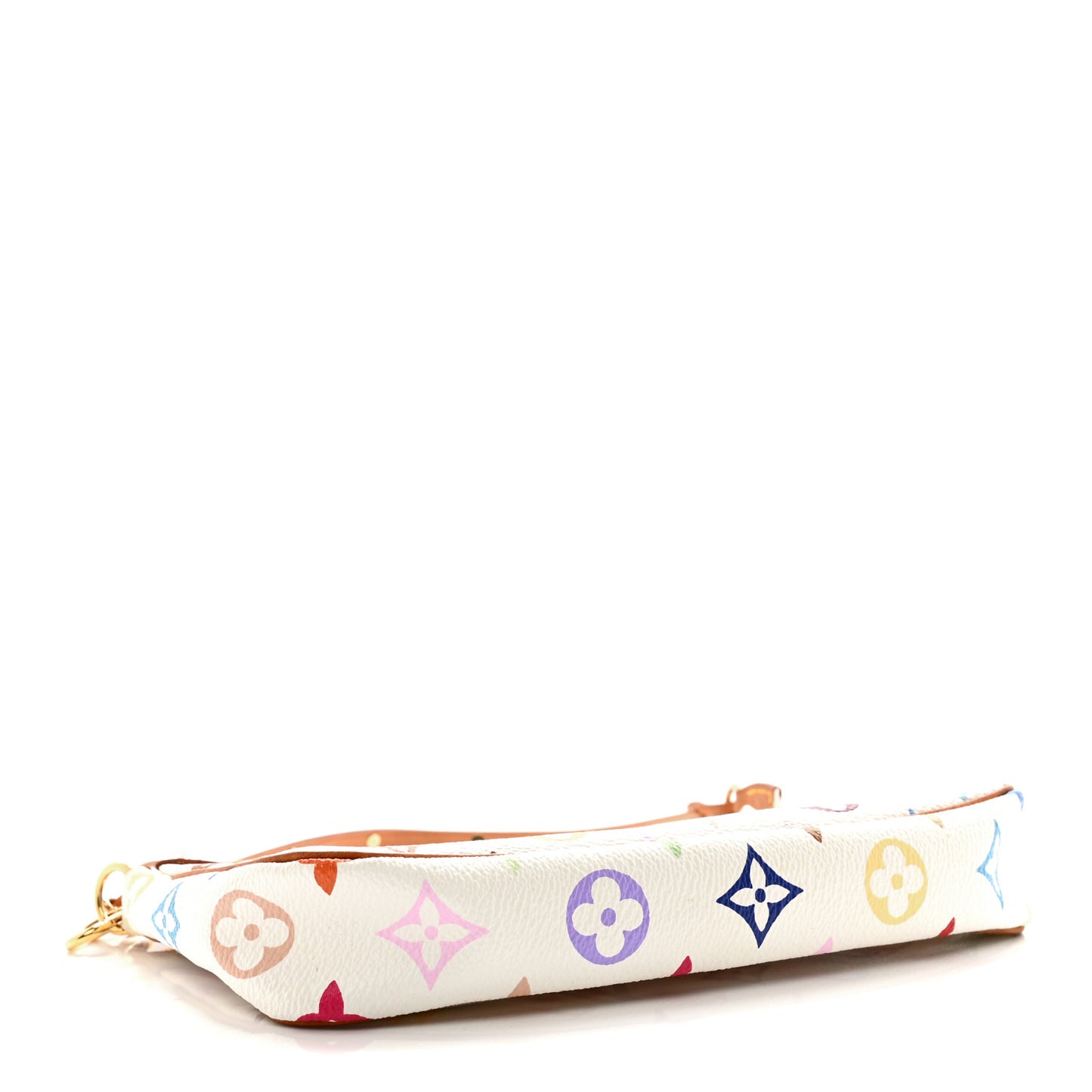 Monogram Multicolor Pochette Accessories White