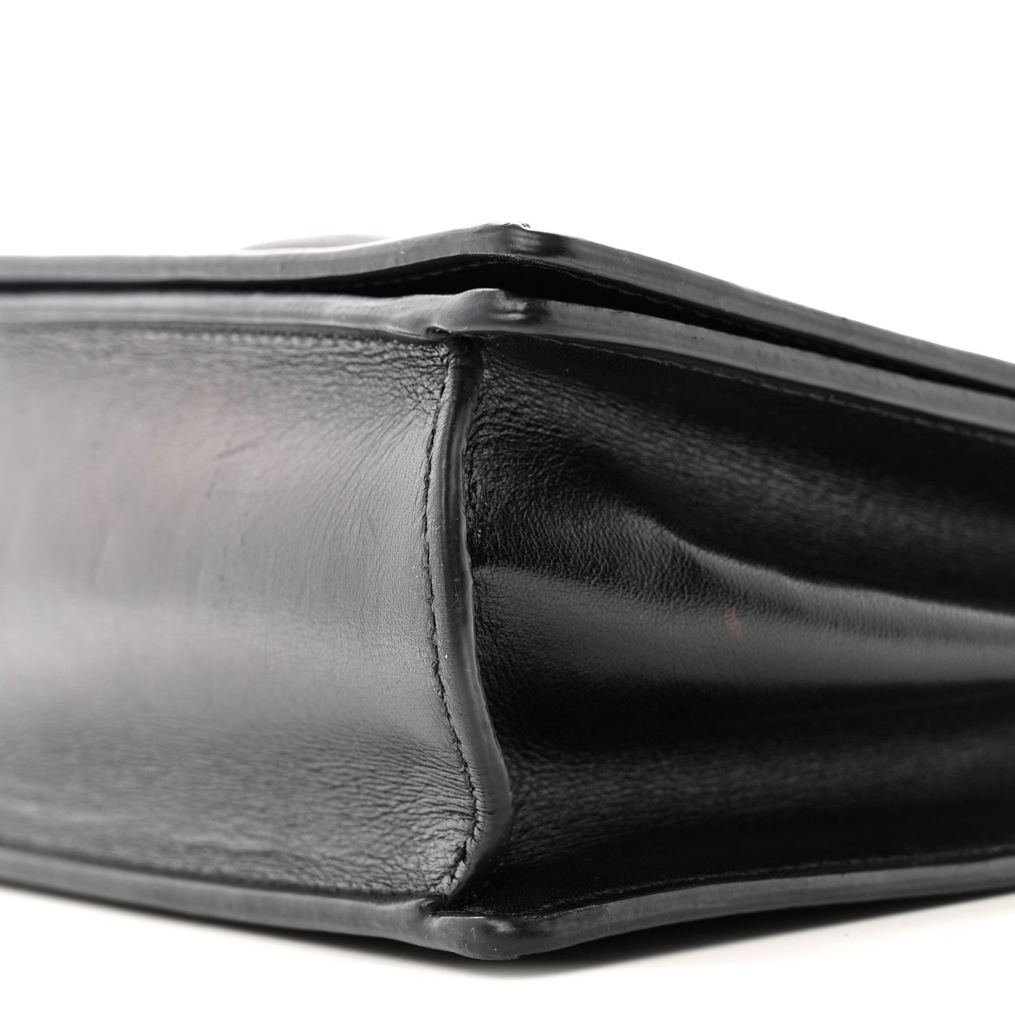 Calfskin Mini Barcelona Shoulder Bag Black
