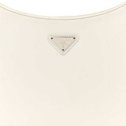 Prada Spazzolato Cleo Shoulder Bag White 8 of 12