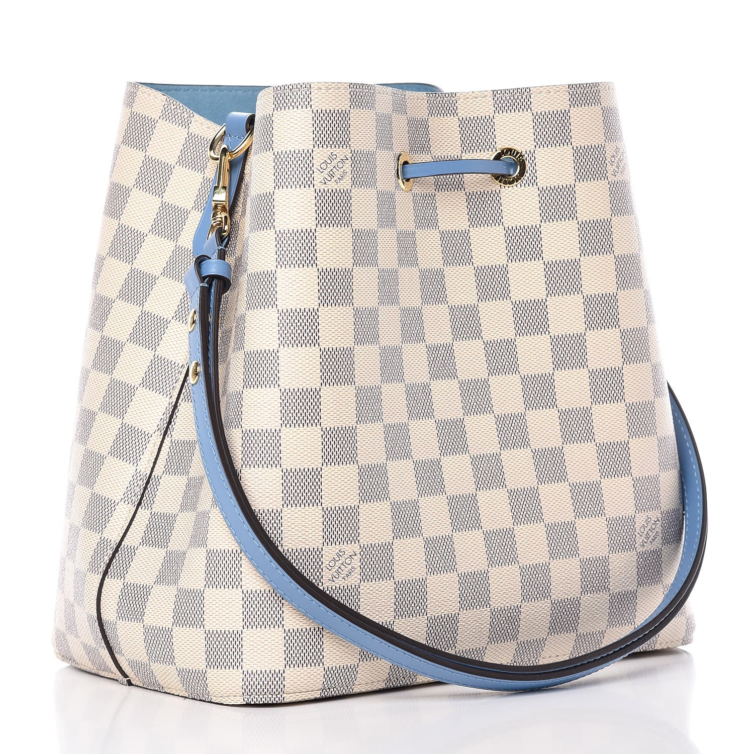 Louis Vuitton Damier Azur Neonoe MM Bleuet 3 of 8