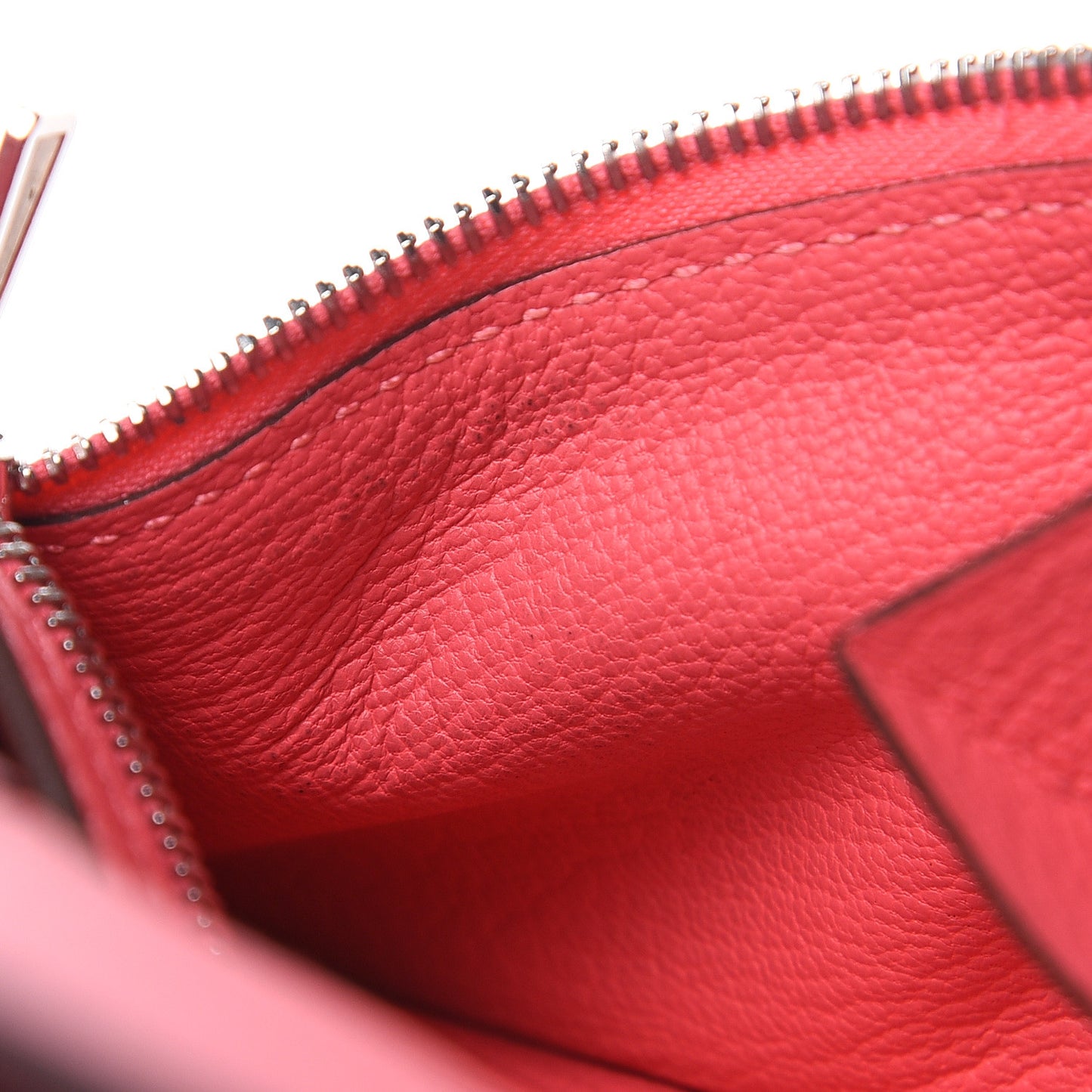 Chevre Mysore Bearn Compact Wallet Rose Lipstick