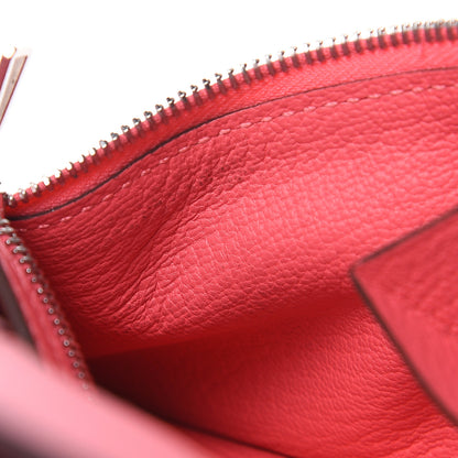 Hermes Chevre Mysore Bearn Compact Wallet Rose Lipstick 11 of 11