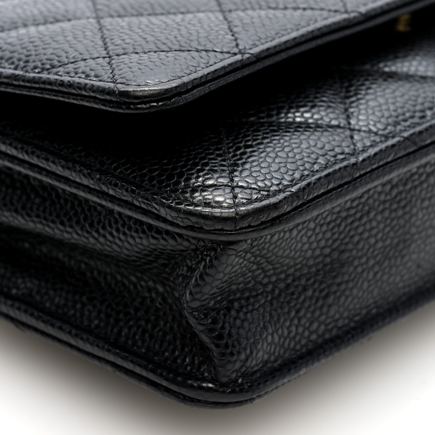 Chanel Caviar Quilted Wallet On Chain WOC Black 9 of 10