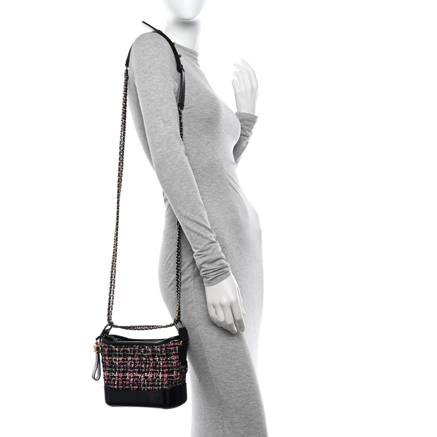 Chanel Tweed Calfskin Small Gabrielle Hobo Multi 2 of 12