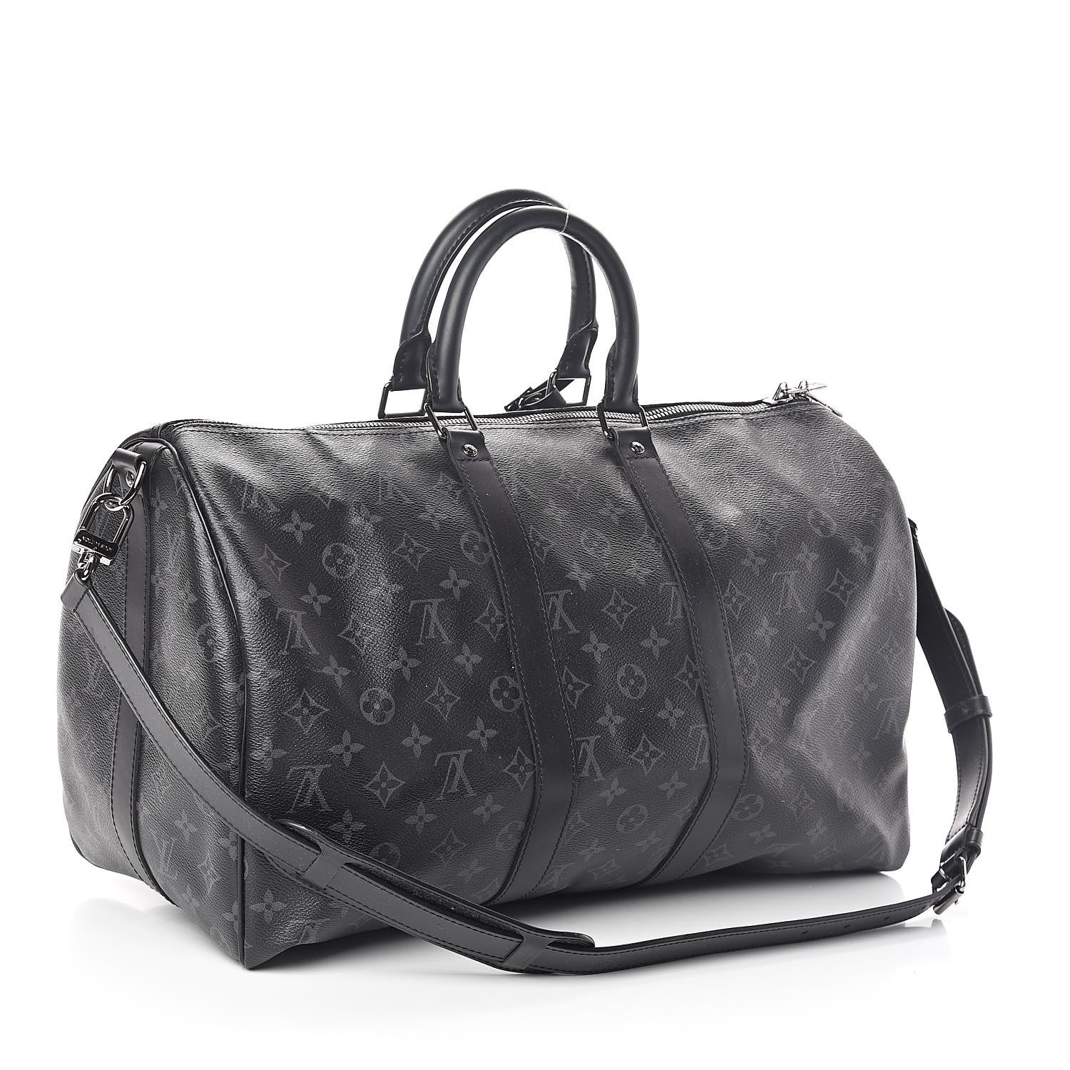Louis Vuitton Monogram Eclipse Keepall Bandouliere 45 3 of 10
