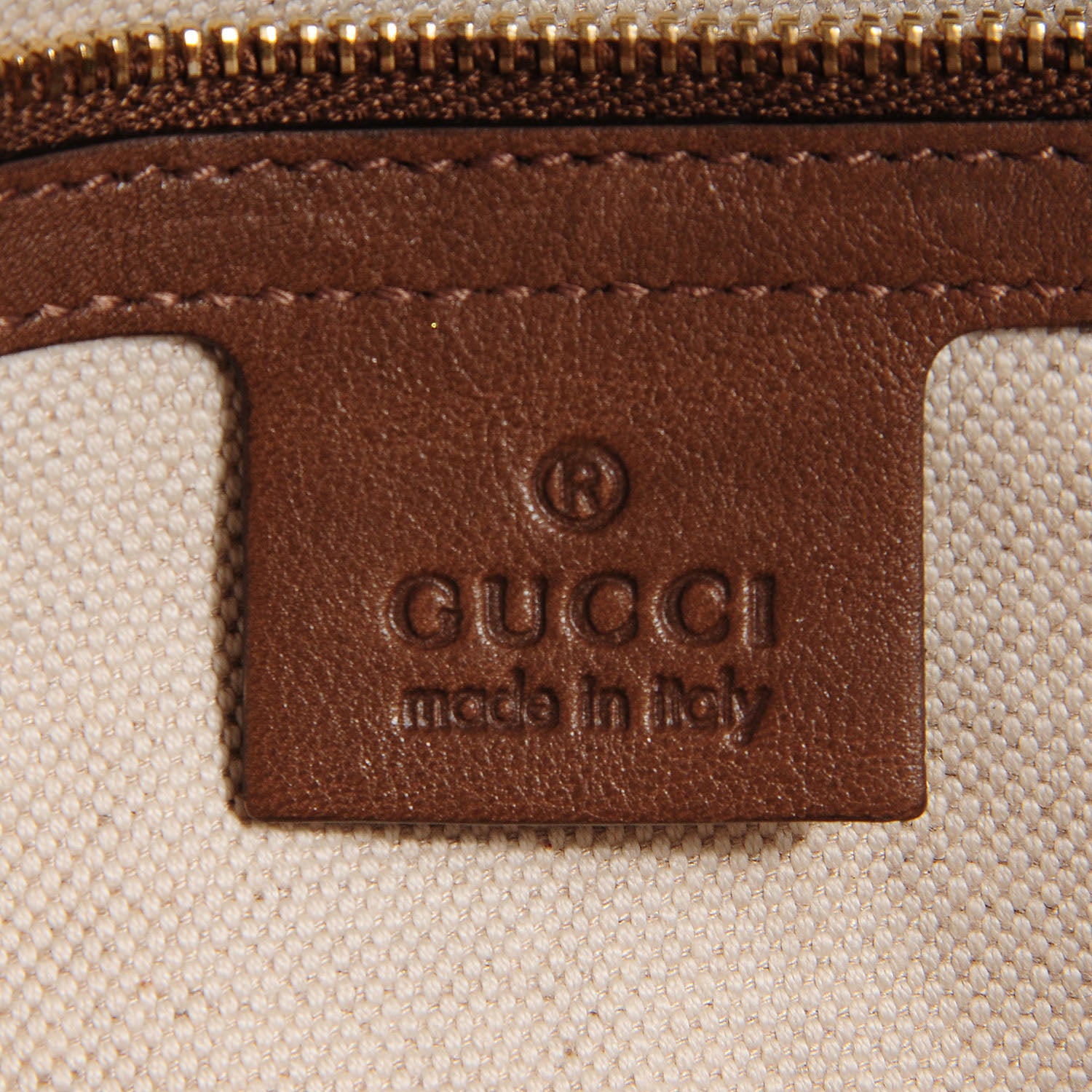 Gucci GG Supreme Monogram Margaux Calfskin Small Nice Top Handle Dome Bag Beige Ebony Acero 6 of 7