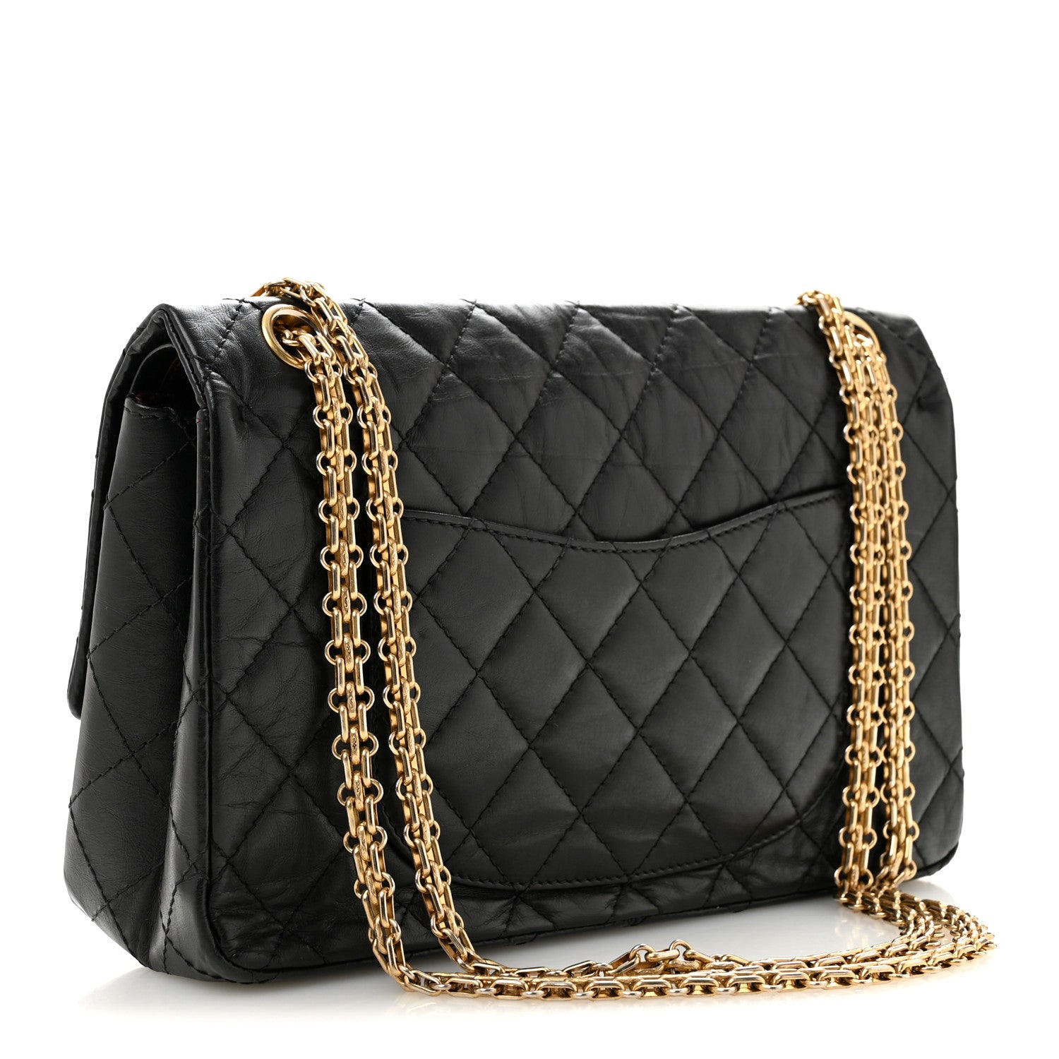 Chanel Aged Calfskin Quilted 2.55 Reissue 226 Flap Black 2 of 10