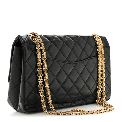 Chanel Aged Calfskin Quilted 2.55 Reissue 226 Flap Black 2 of 10