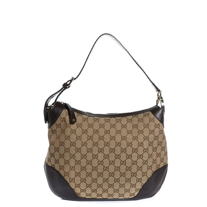 Gucci Monogram Charlotte Medium Hobo Brown 1 of 7