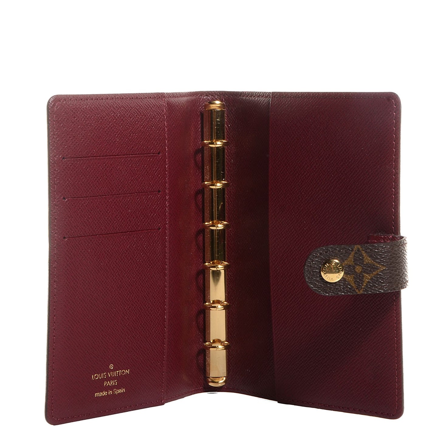 Monogram Labels Small Ring Agenda Cover