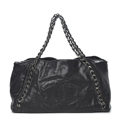 Chanel Calfskin East West Modern Chain Tote Black 1 of 10