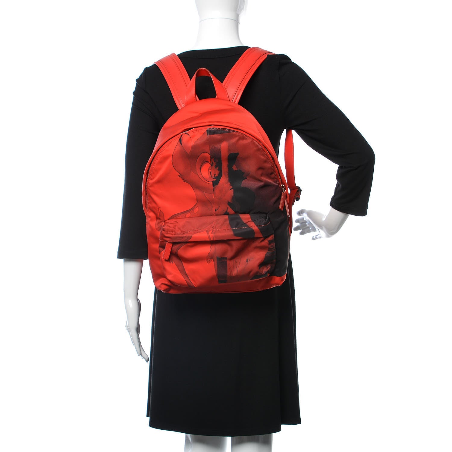 Givenchy Nylon Bambi Print Small Backpack Red 2 of 9