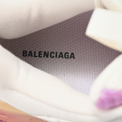 Balenciaga Fabric Mesh Clear Sole Womens Triple S Sneakers 40 White Pink 8 of 10