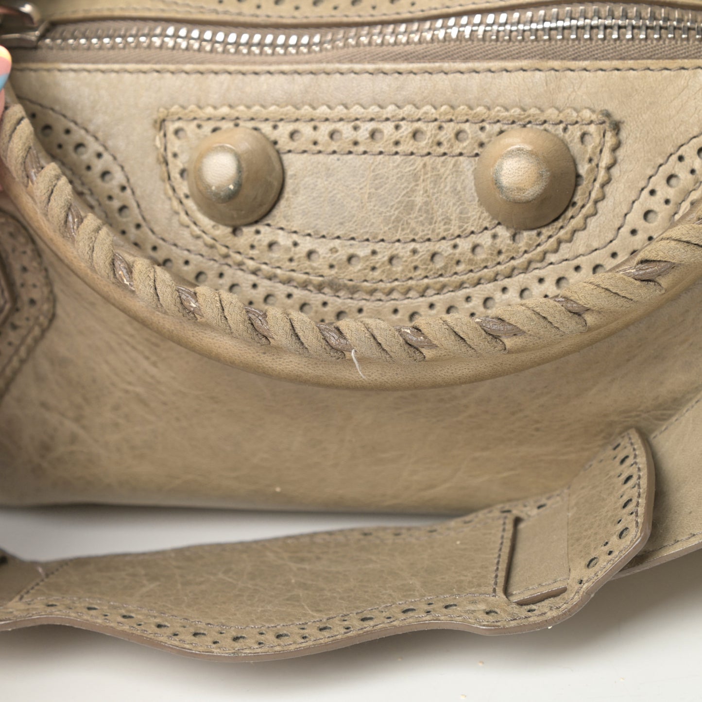 Agneau Giant Brogues Hardware City Praline