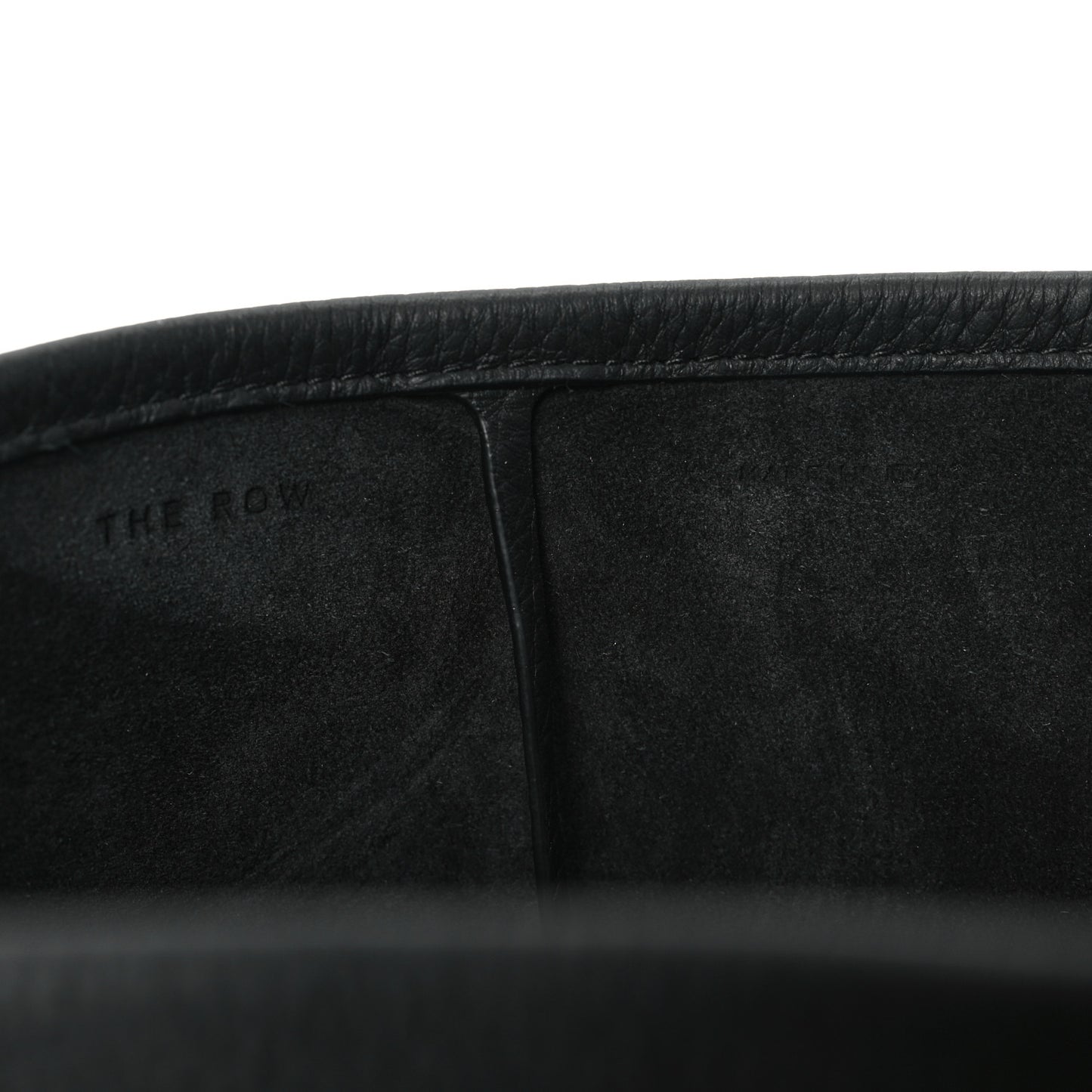 Grained Calfskin Medium N/S Park Tote Black