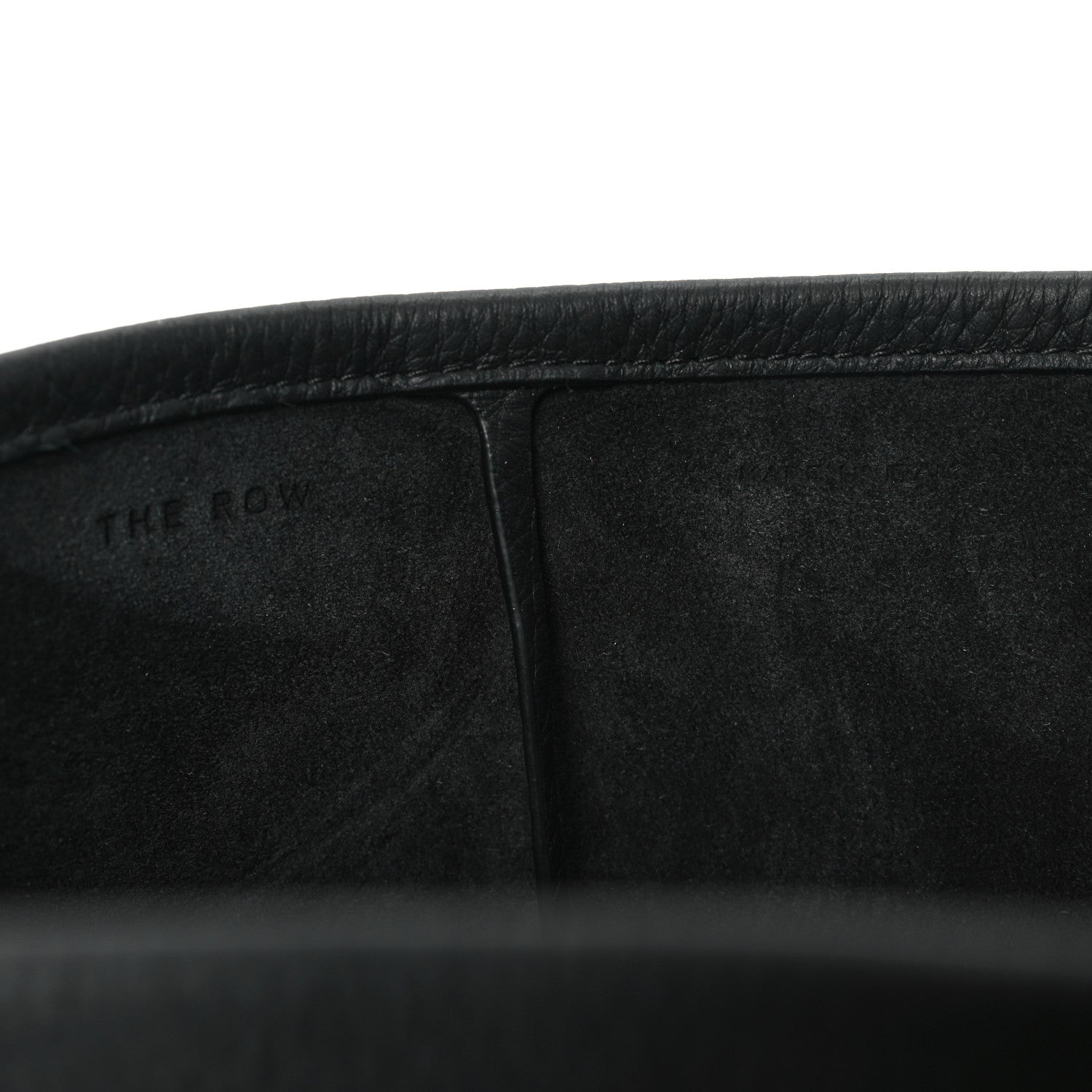 The Row Grained Calfskin Medium N/S Park Tote Black 6 of 11