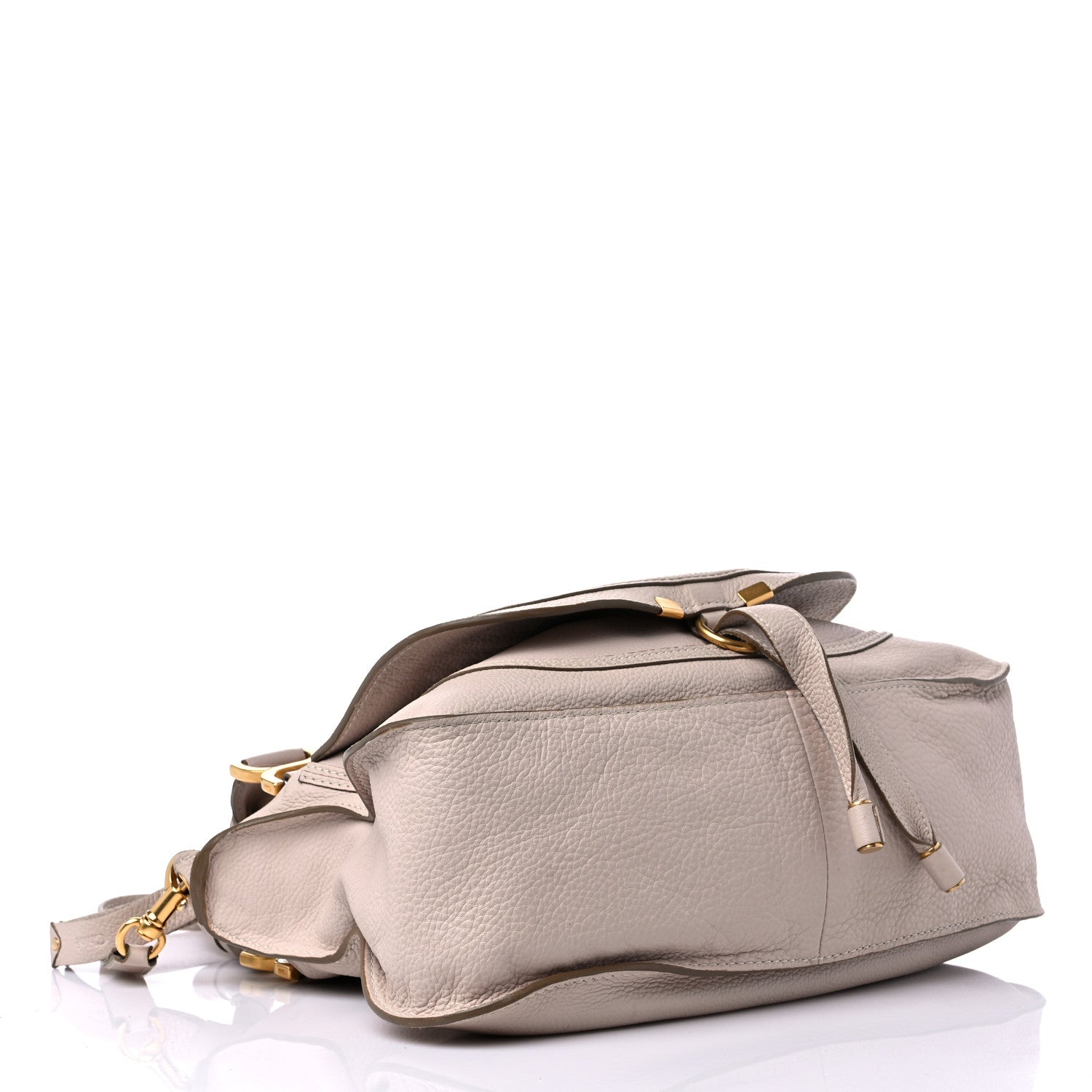 Chloe Calfskin Medium Marcie Satchel Abstract White 4 of 18