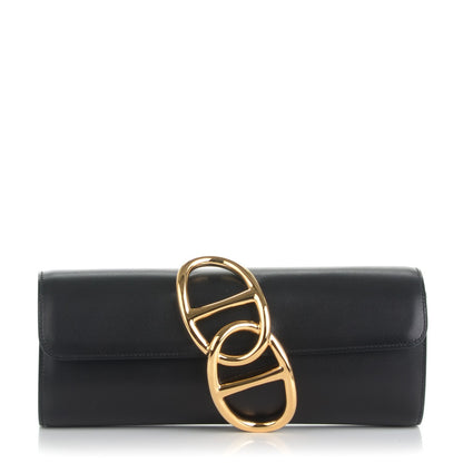 Hermes Evercolor Egee Clutch Black 1 of 18