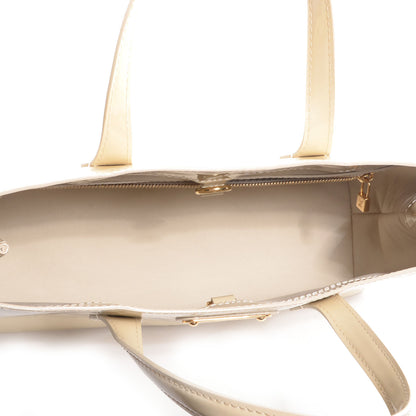 Louis Vuitton Vernis Wilshire PM Blanc Corail 5 of 8