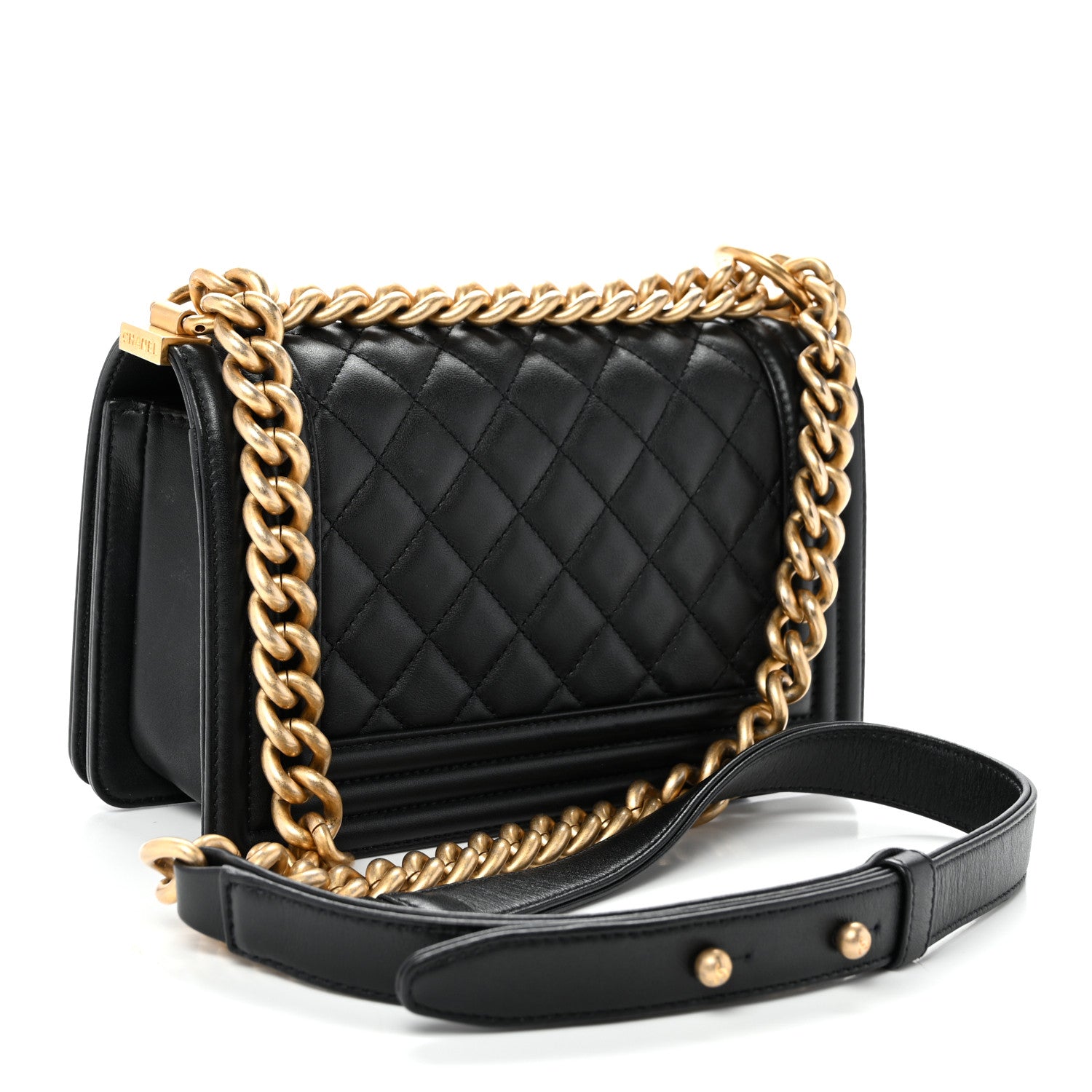 Chanel Calfskin Quilted Small Boy Flap Black 3 of 10