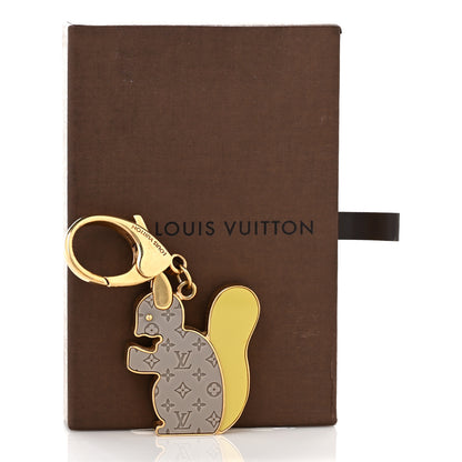 Louis Vuitton Resin Anamania Ecureil Squirrel Bag Charm Gris Art Deco 5 of 5