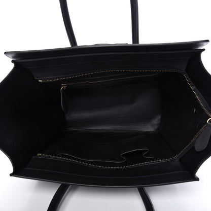 Celine Smooth Calfskin Mini Luggage Black 5 of 9