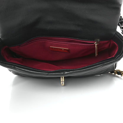Chanel Goatskin Quilted Medium Chanel 19 Flap Black 5 of 11