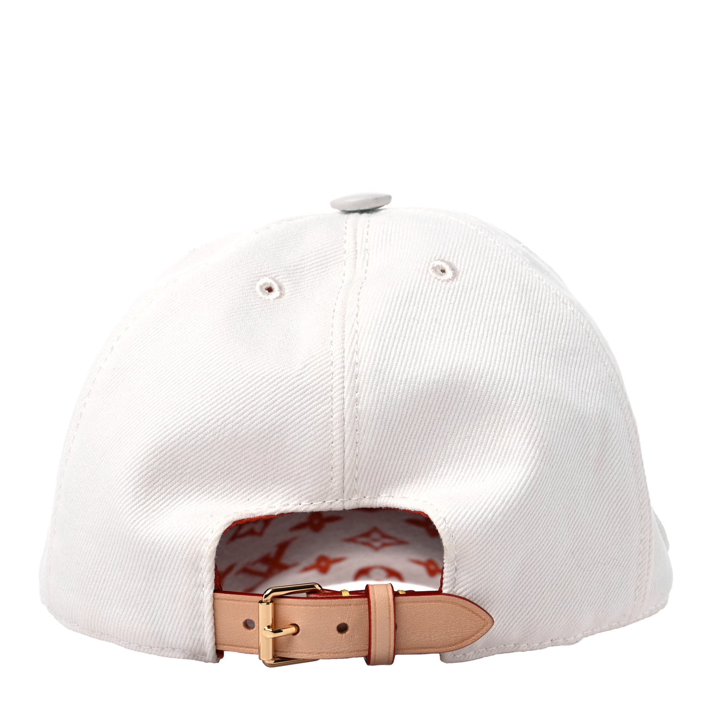 Cotton Jacquard Weave LV Match Cap M Terracotta