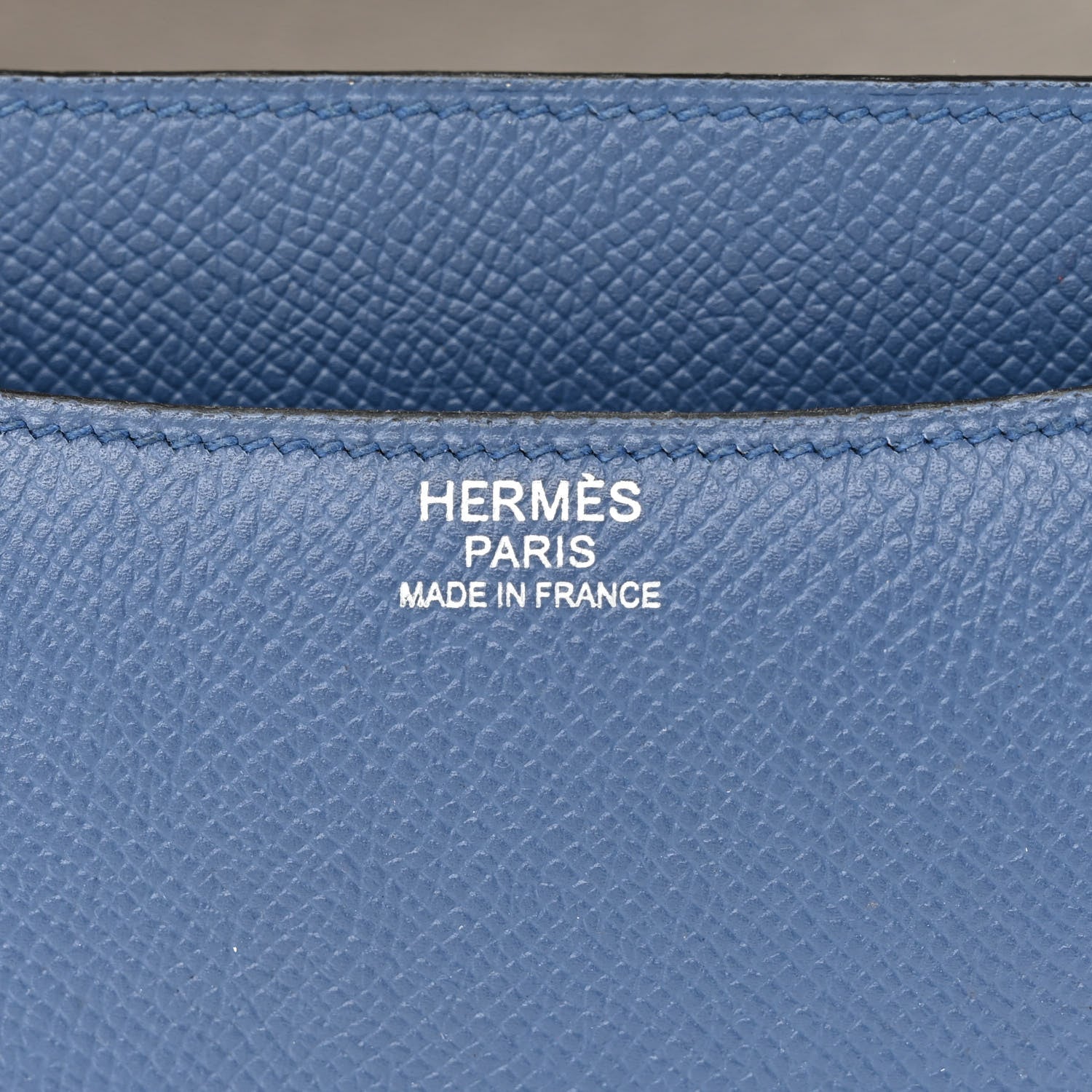 Hermes Epsom Constance Verso 24 Bleu Agate Gris Mouette 6 of 10