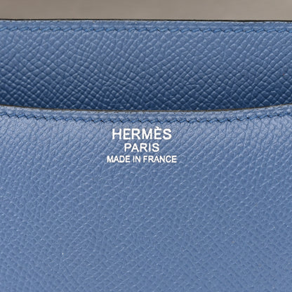 Hermes Epsom Constance Verso 24 Bleu Agate Gris Mouette 6 of 10