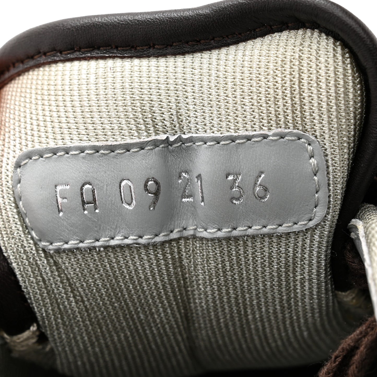 Nubuck Calfskin Oblique Mens B27 Low Top Sneakers 36 Brown Beige
