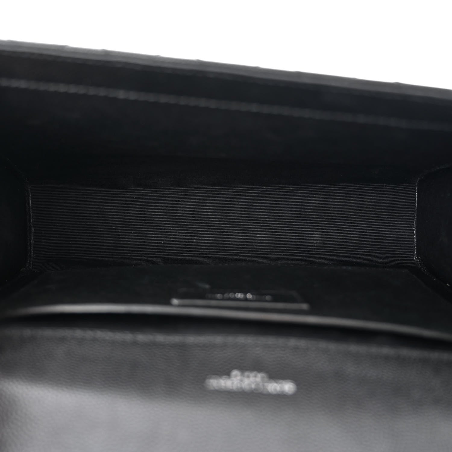 Saint Laurent Grain De Poudre Textured Mixed Matelasse Triquilt Medium Monogram Satchel Black 5 of 13