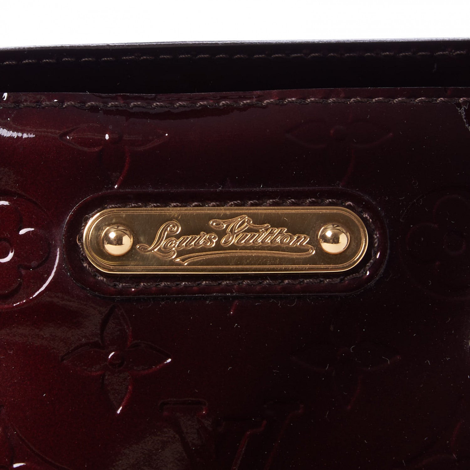 Louis Vuitton Vernis Wilshire PM Amarante 2 of 8