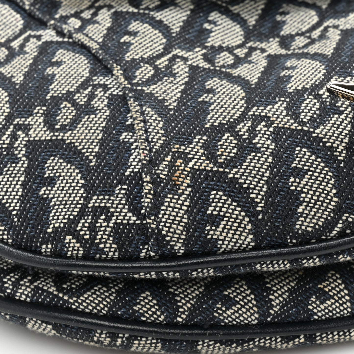 Monogram Saddle Bag Blue