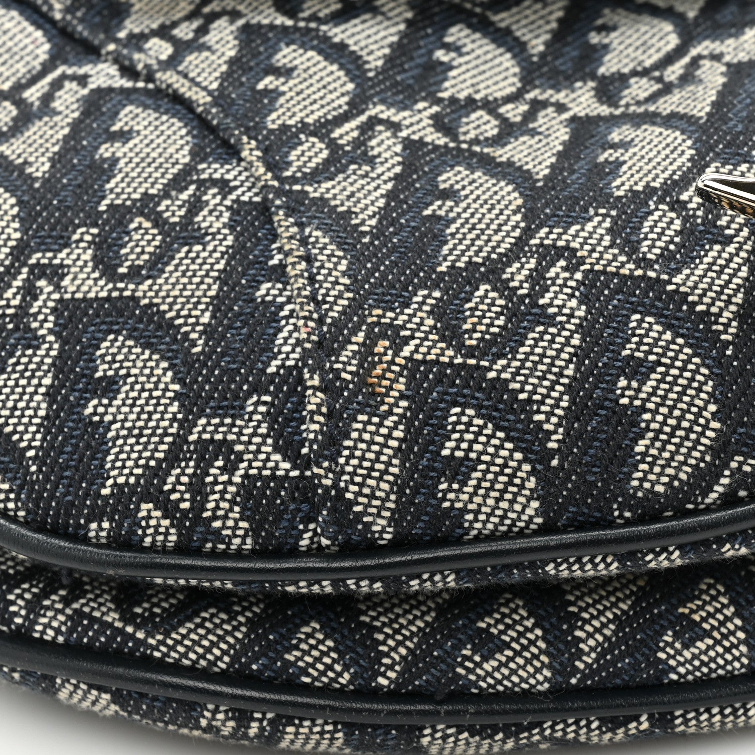 Christian Dior Monogram Saddle Bag Blue 12 of 14