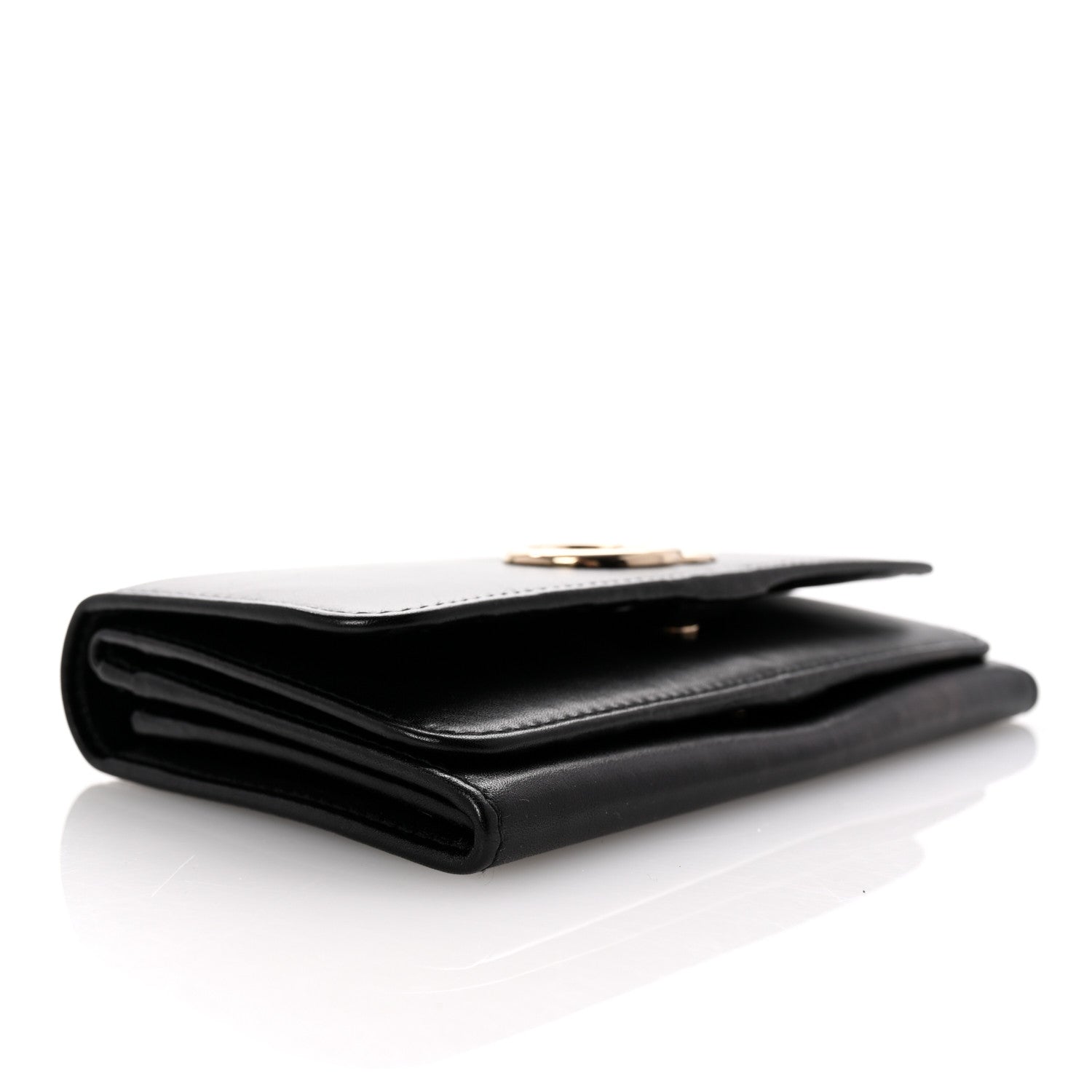 Gucci Calfskin Britt Continental Wallet Black 4 of 9