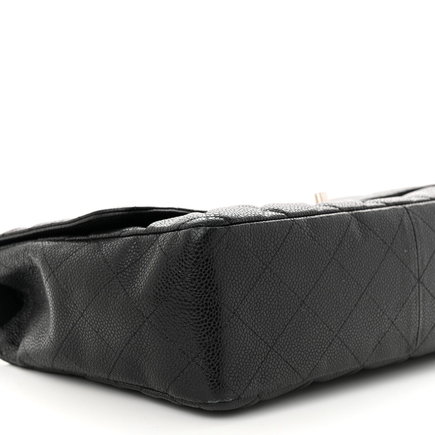 Chanel Caviar Quilted Jumbo Single Flap Black 9 of 15