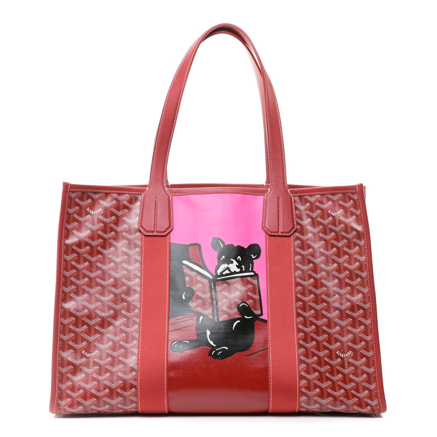 Goyardine Villette Tote Red
