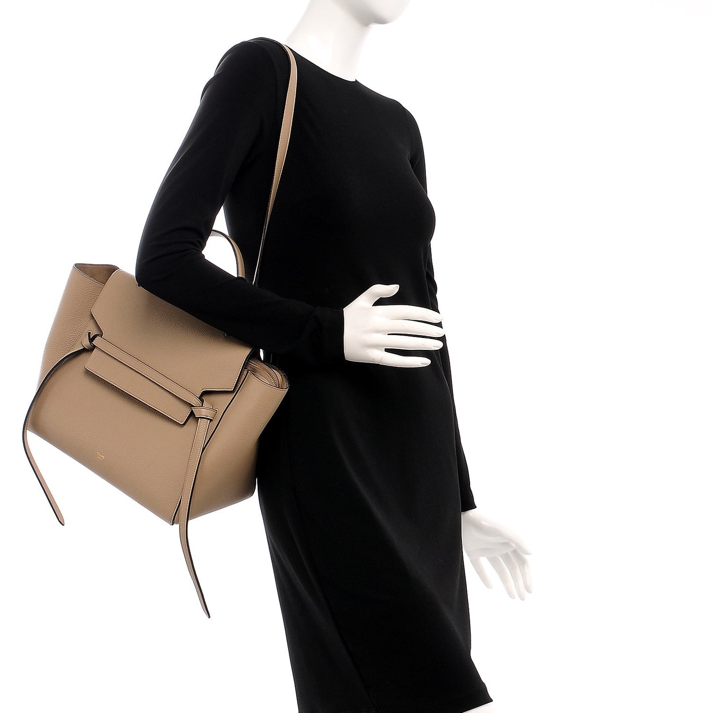 Grained Calfskin Mini Belt Bag Dune