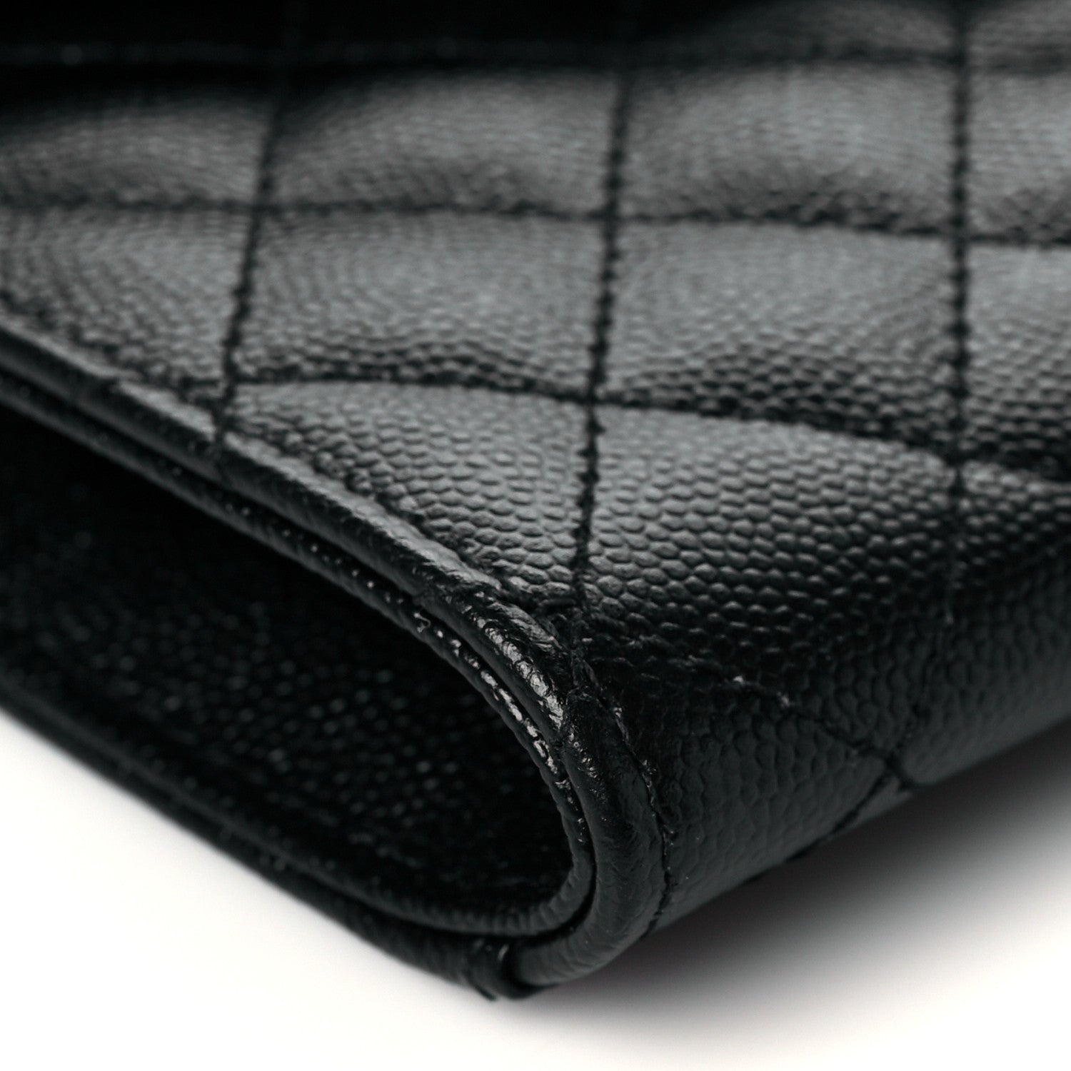 Saint Laurent Grain De Poudre Textured Mixed Matelasse Triquilt Monogram Clutch Black 9 of 11