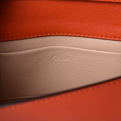 Chloe Calfskin Small Nile Bracelet Minaudiere Bag Sepia Red 6 of 10