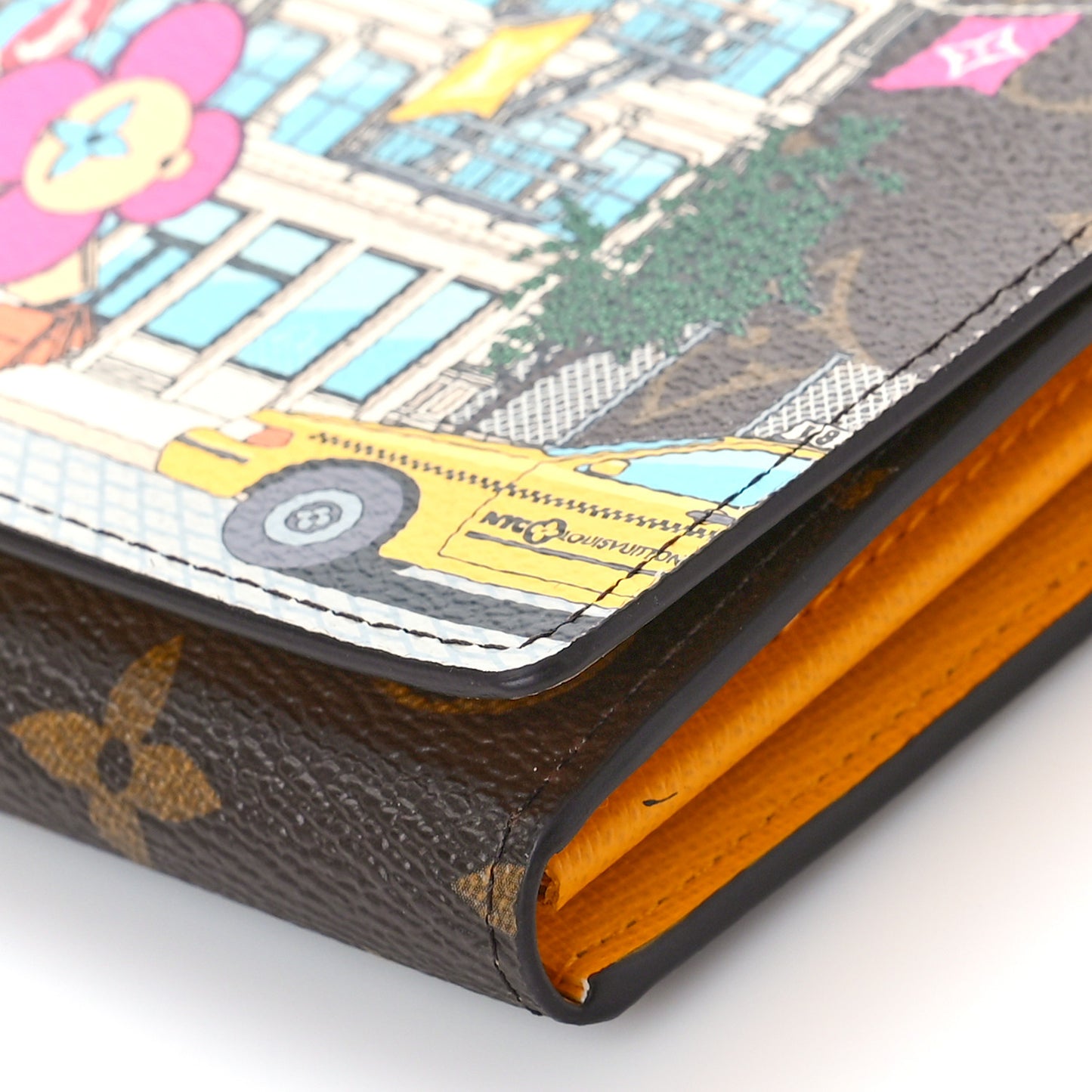 Monogram 2022 Christmas Animation Sarah Wallet Yellow