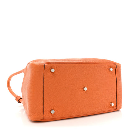 Hermes Taurillon Clemence Lindy 30 Orange 4 of 18